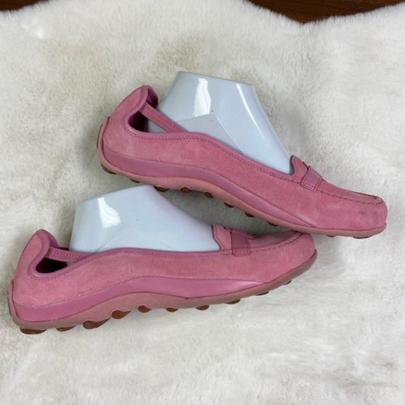 Tsubo Pink Leather Driving Loafers, size 10 - Picture 6 of 13